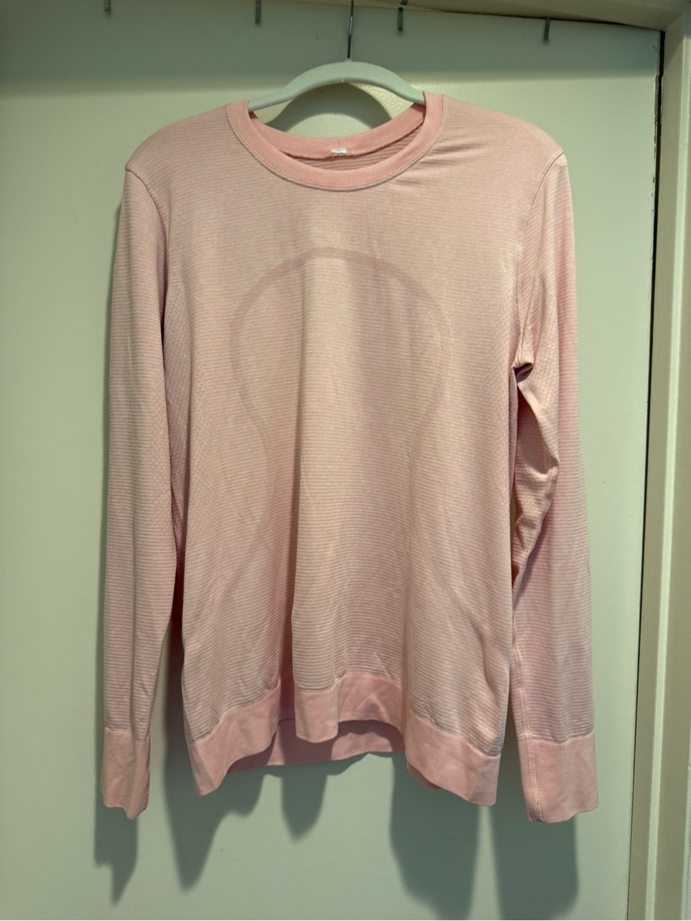 Lululemon Long Sleeve Tech T Shirt Pink